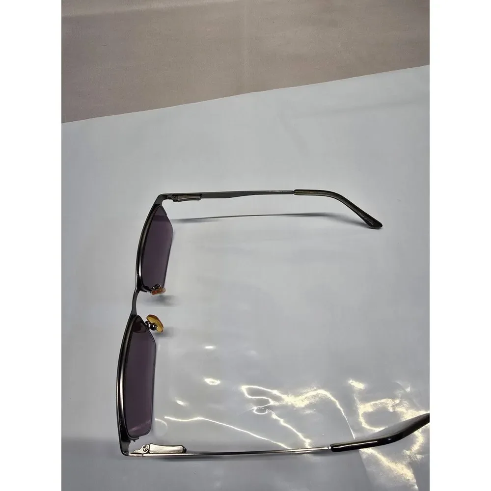 EyeCedar Sunglasses Frame Eye 955 +1.50 Men Brown Rectangular Half Rim 53-17-140